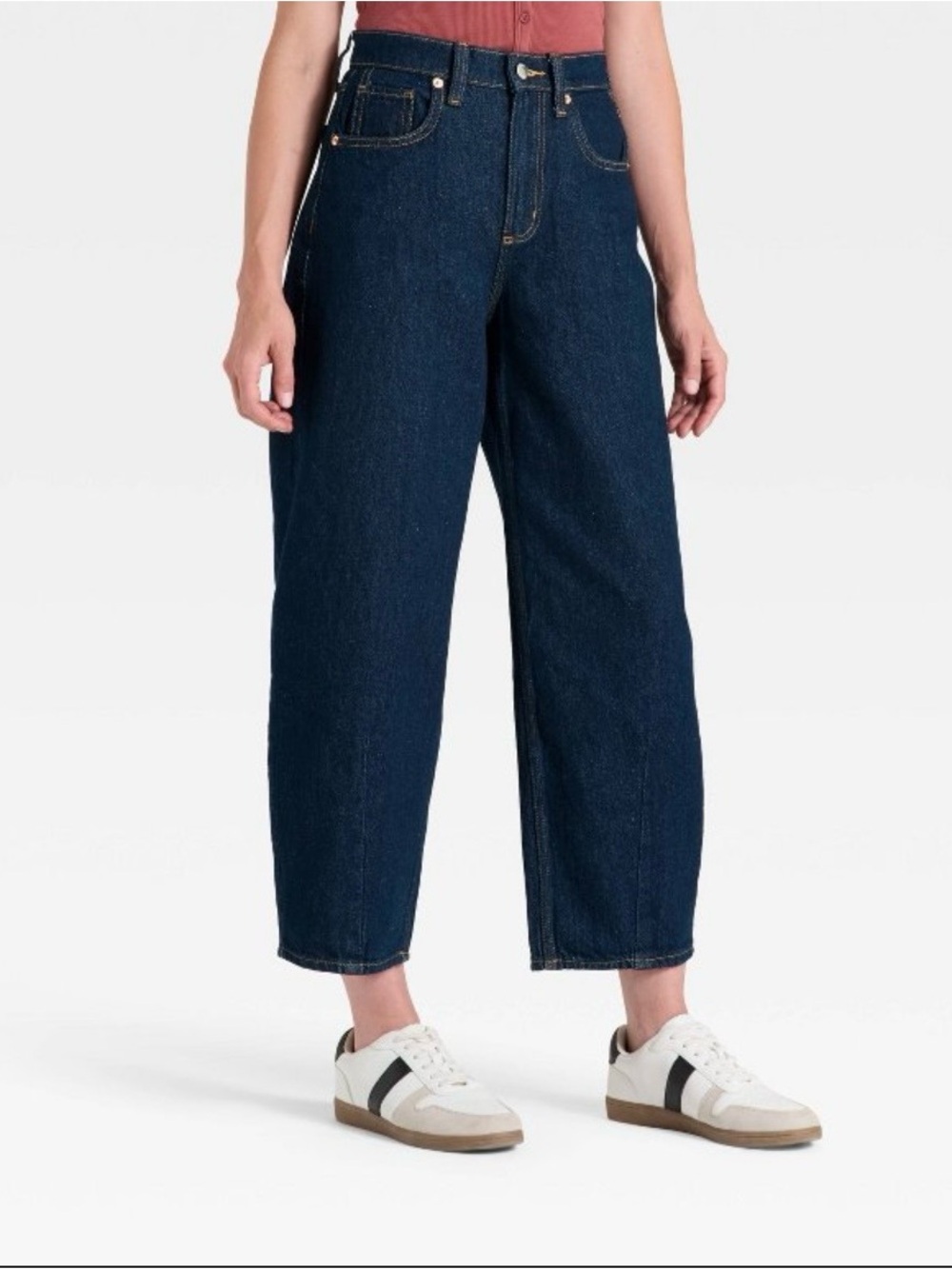 Universal Thread High Rise Easy Barrel Ankle Jeans - 6